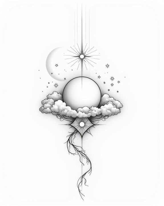 celestial sky cloud art