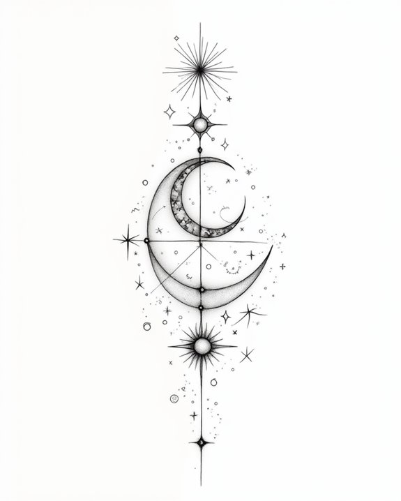 celestial tattoos embody personal journeys