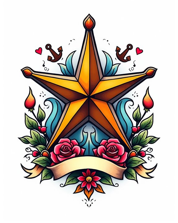 cheeky nautical star tattoos