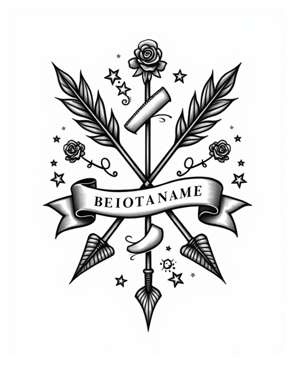 classic arrow symbolizes purposeful direction