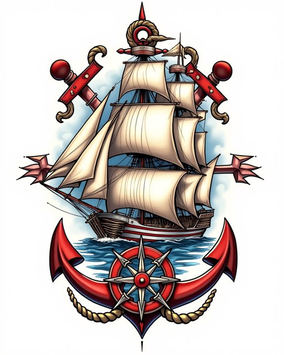 classic maritime vessel imagery