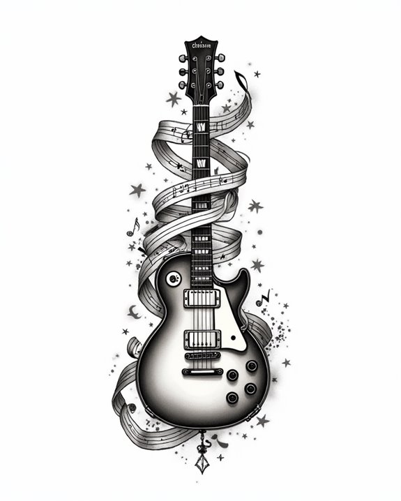 classic rock guitar art