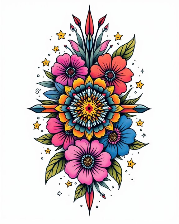 colorful edgy youthful expression
