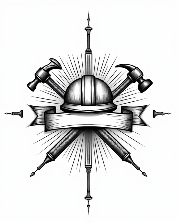 construction safety gear symbolism