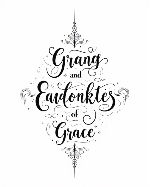 contrast of rounded and angular scripts