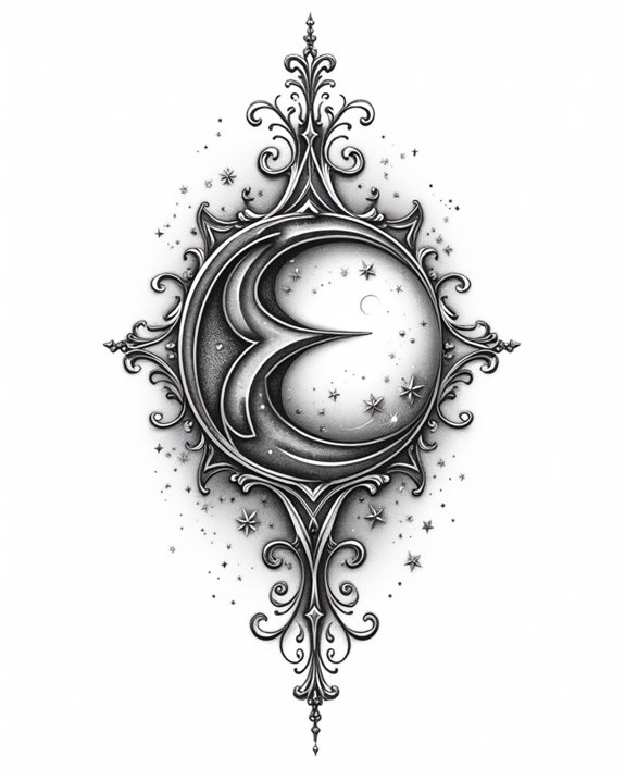 cosmic initial letter tattoos
