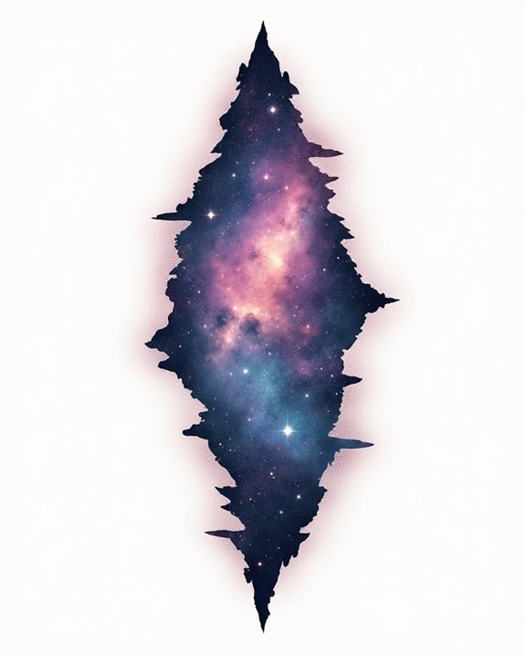 cosmic layers peel away
