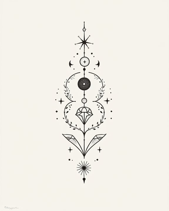 cosmic symbols for wrist
