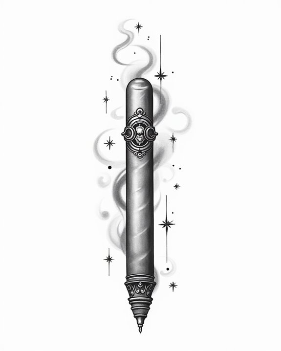 cosmic vintage cigar symbol
