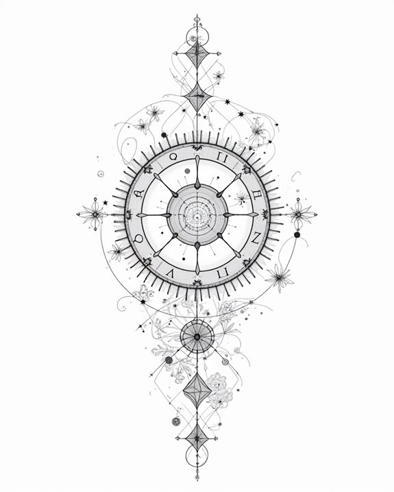 cosmic zodiac constellation tattoos