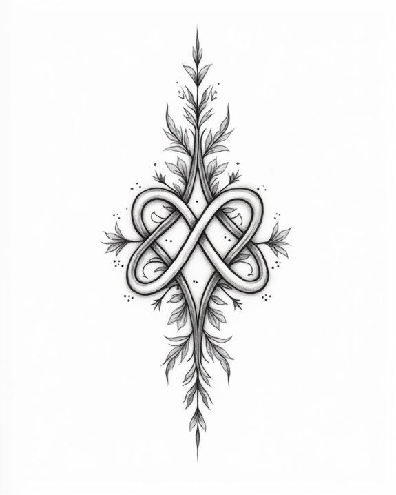 creative custom infinity tattoos
