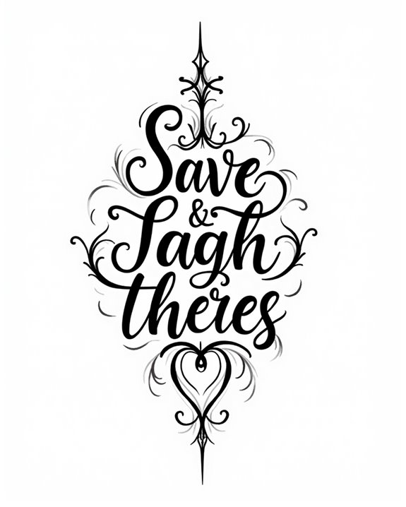 creative typography blends