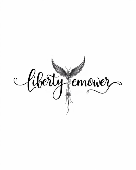 crisp elegant meaningful script