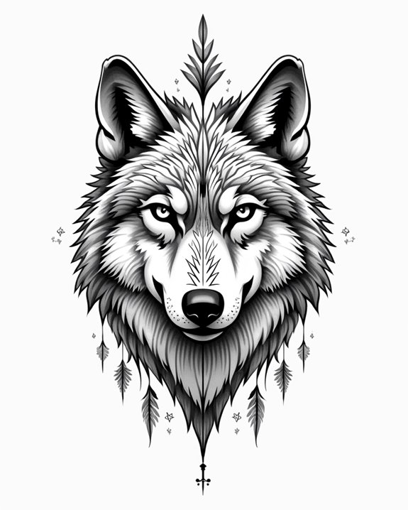 cultural wolf symbolism art