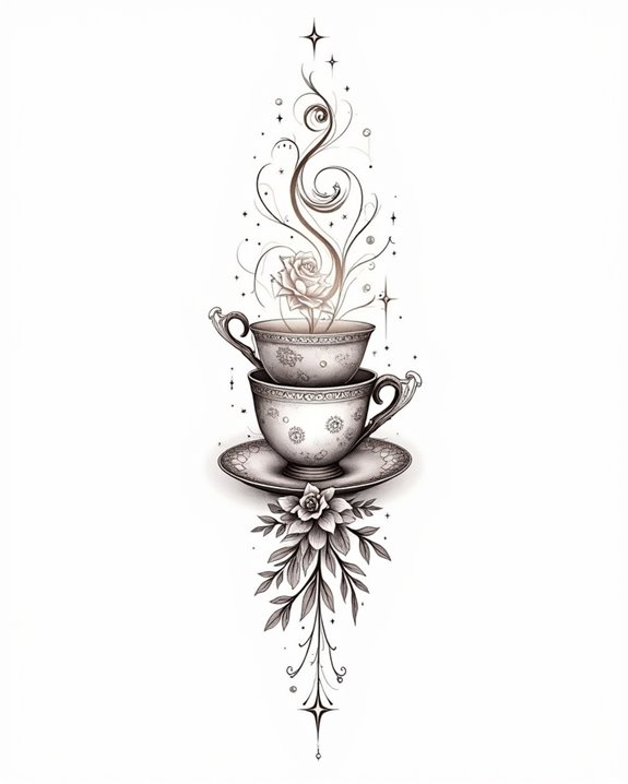 cups as artful symbols