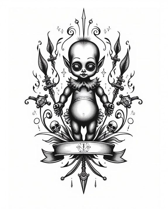 dark magic cursed symbolism