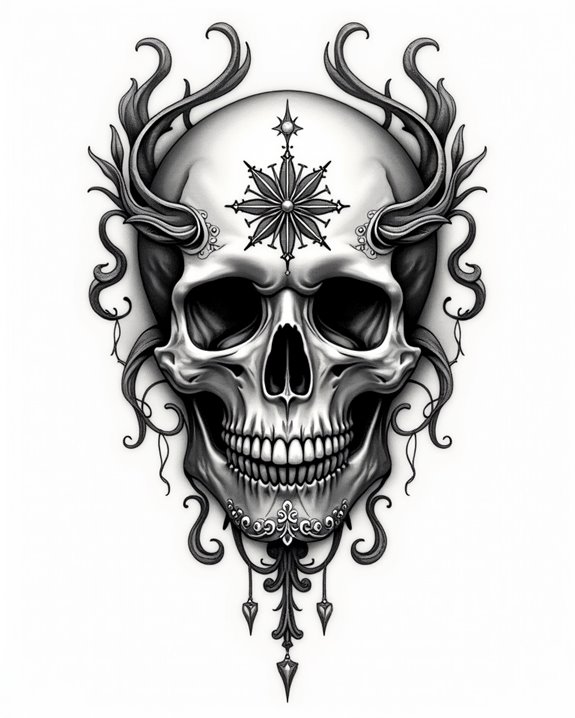dark mystical celestial imagery