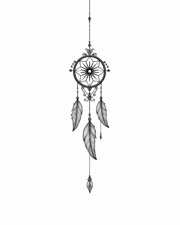 delicate airy dreamcatcher