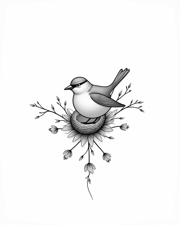 delicate bird nest symbolism