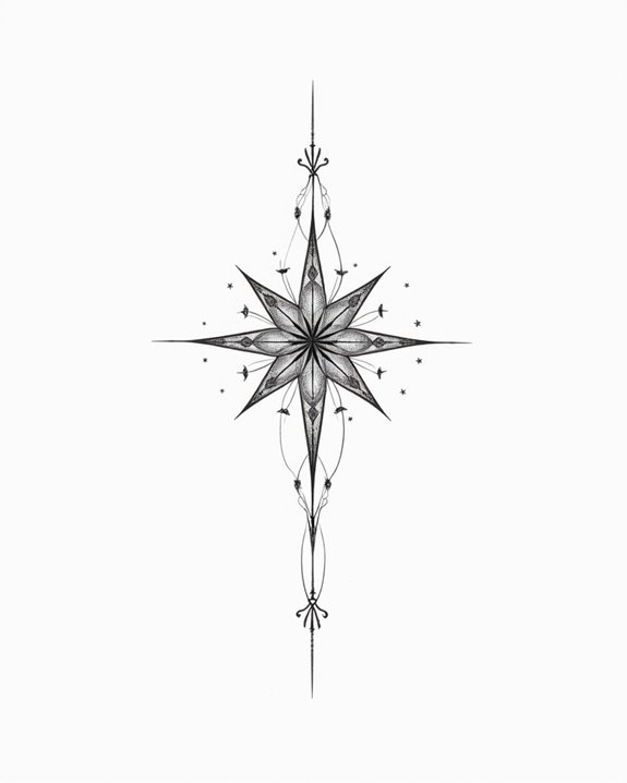 delicate celestial shimmer accents