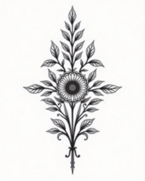 delicate detailed natural artwork