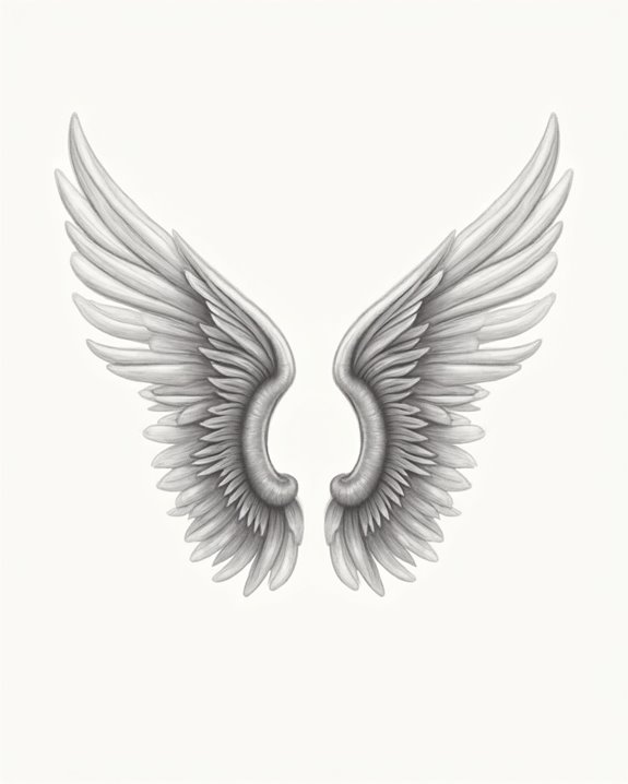delicate feather light shading