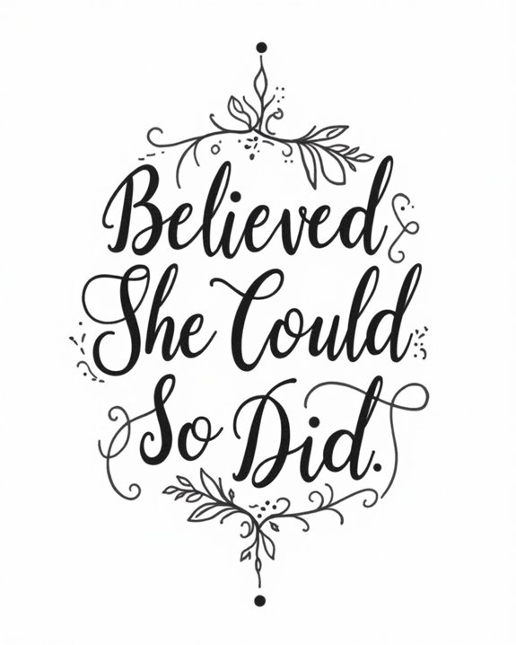 delicate feminine graceful script
