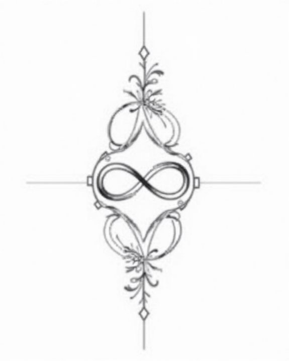 delicate infinity symbol tattoos