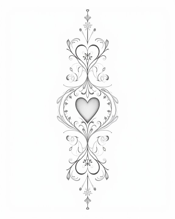 delicate love tattoo concepts