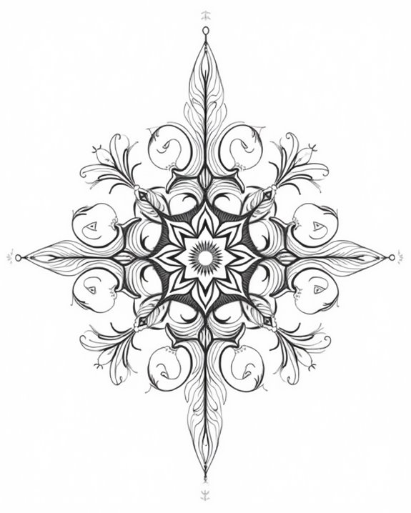 delicate luminous angel design
