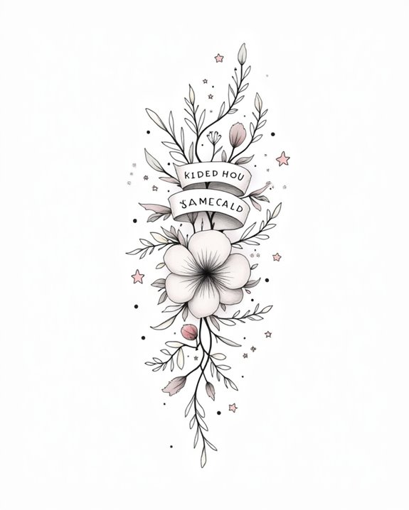 delicate minimalist inspirational tattoos