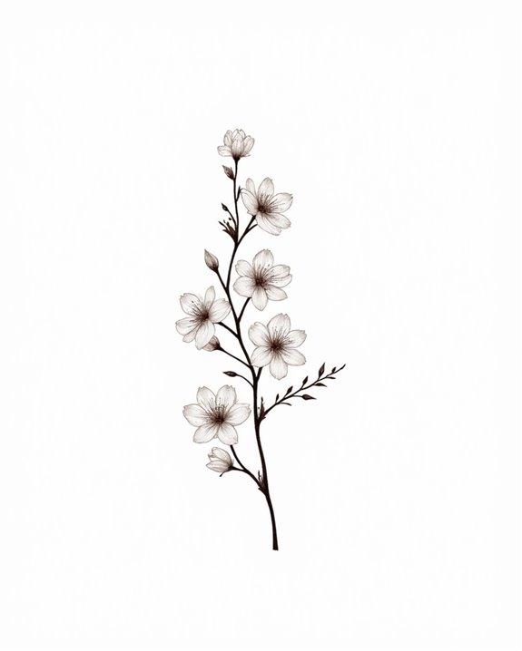 delicate pink blossom wrapping
