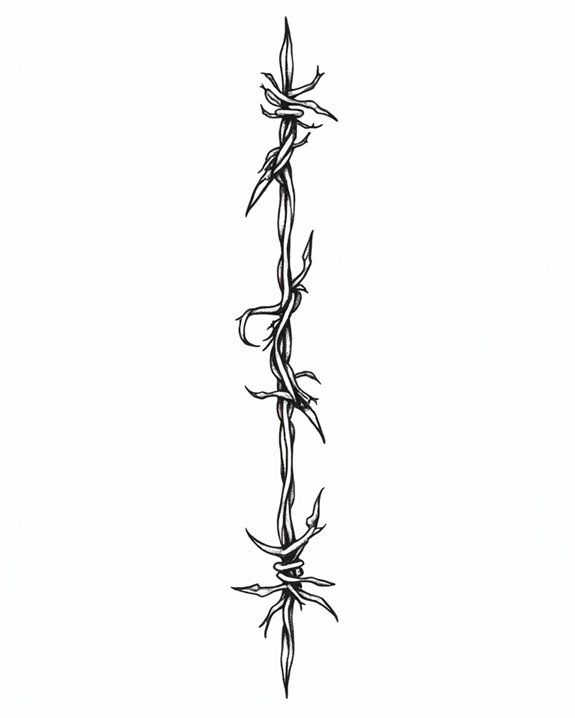 delicate resilient boundary tattoo