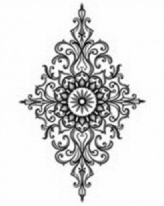 delicate vintage lace artwork