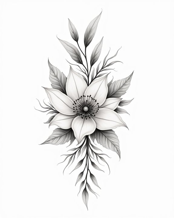 delicate watercolor minimalist tattoos