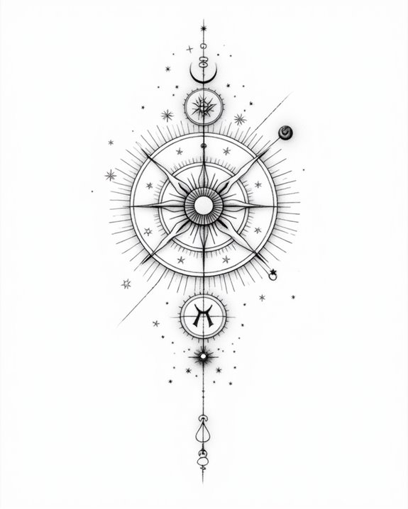 delicate zodiac tattoo symbolism