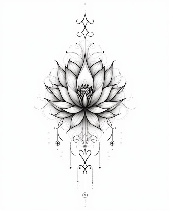 delicately intricate spiritual design