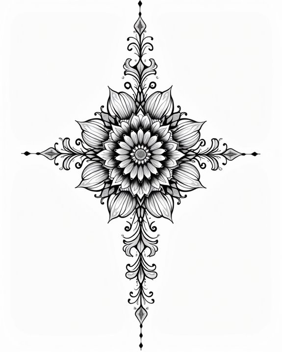 detailed mandala tattoo care