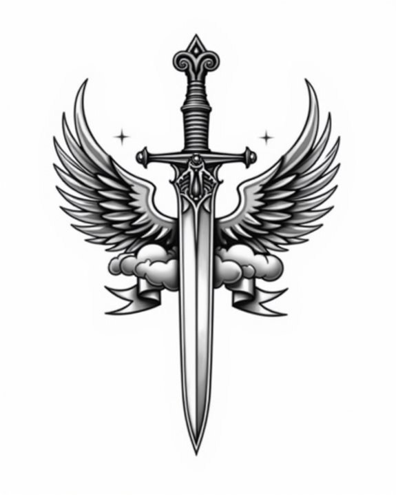 divine flight symbolization