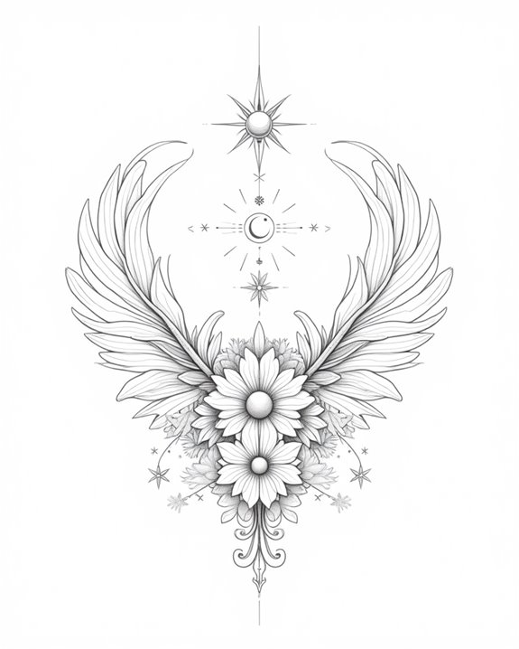 dreamlike surreal accessory tattoos