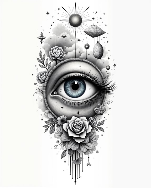 dreamlike surreal eye art