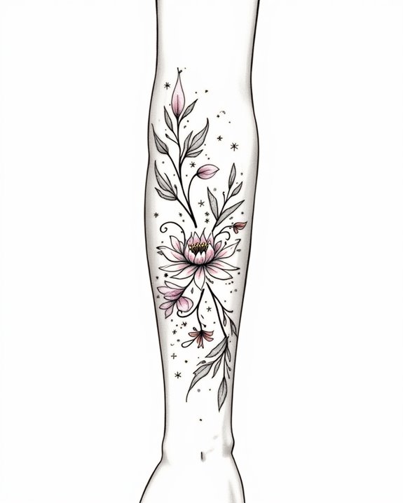 dynamic colorful ink art
