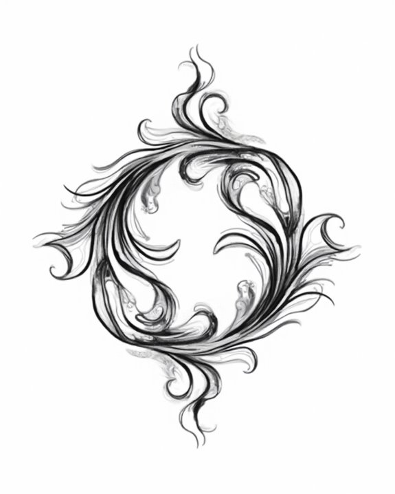 dynamic fluid abstract tattoos
