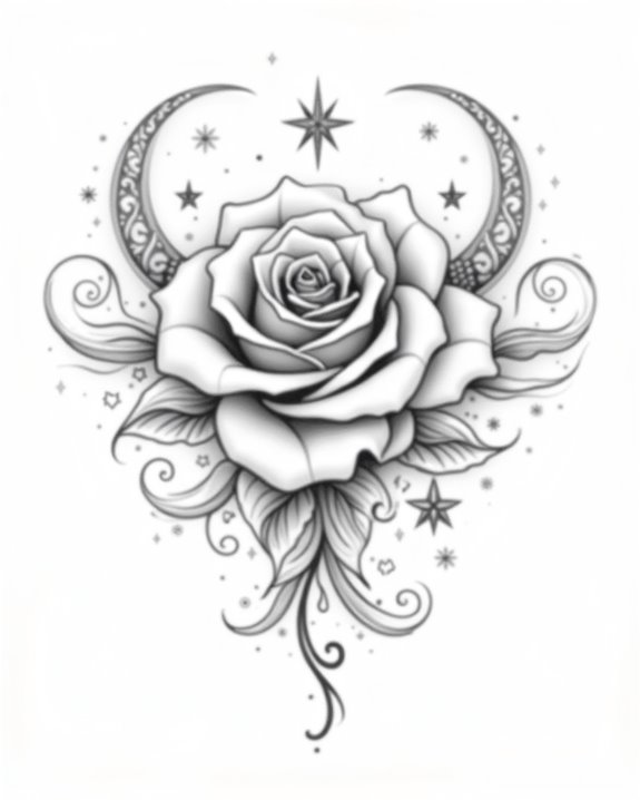 earthly floral cosmic harmony