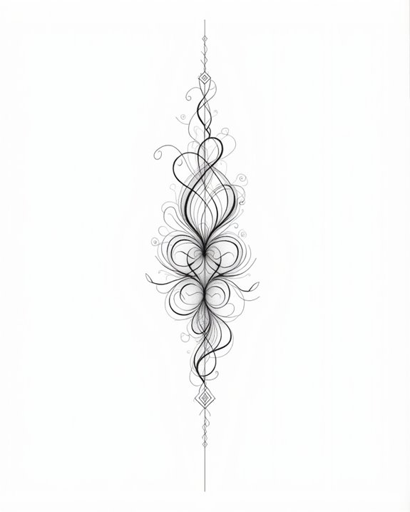 elegant abstract joy symbols