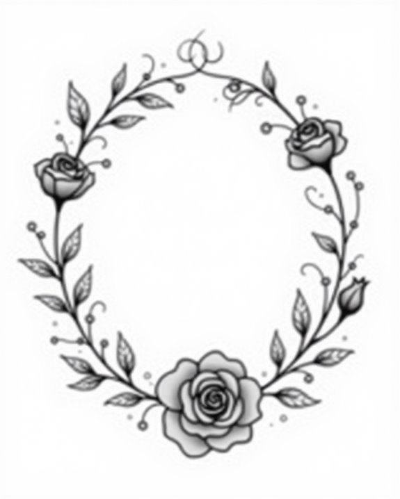 elegant botanical urban motifs