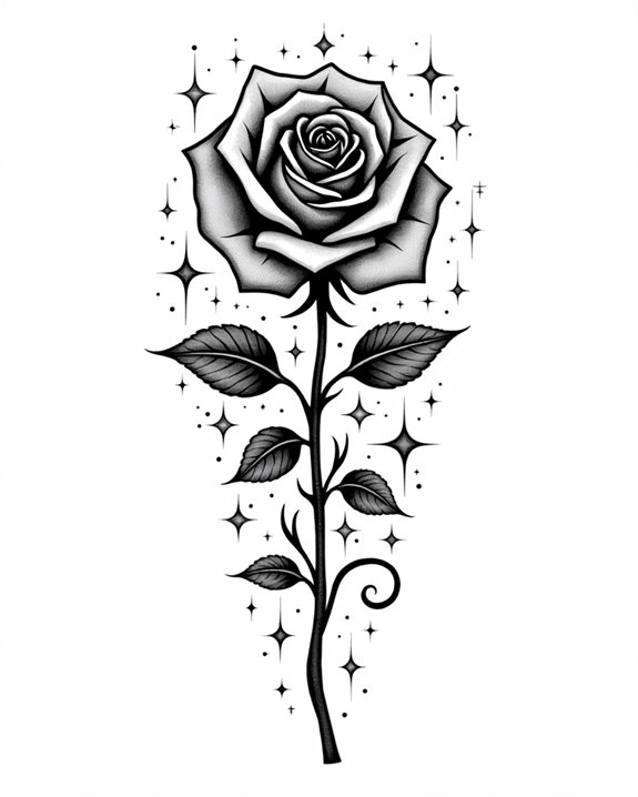 elegant celestial floral design