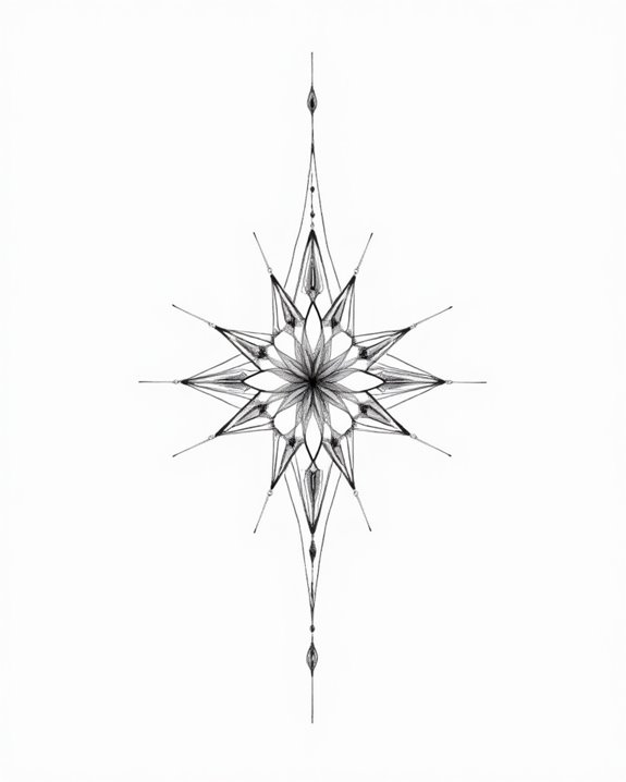 elegant celestial minimalist art