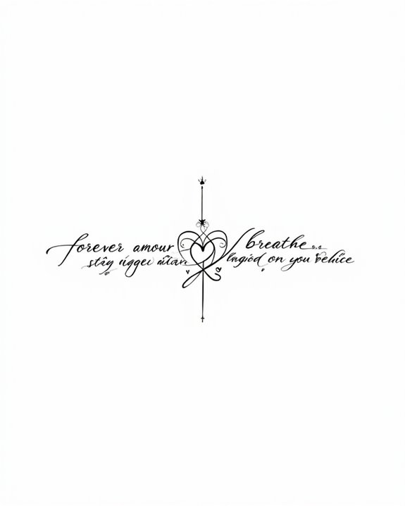 elegant collarbone tattoo art