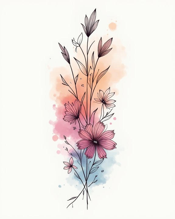 elegant contrast through color
